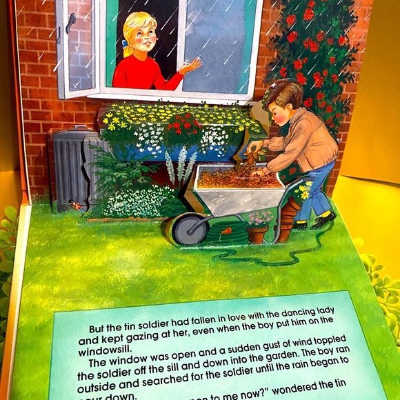 VINTAGE 90s THE LITTLE TIN SOLDIER POP UP STORYBOOK GRANDREAMS LIMITED LONDON - Picture 4 of 14